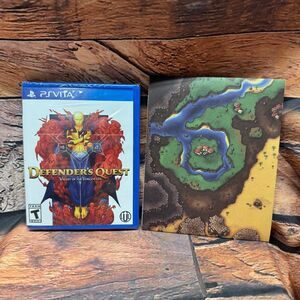 Defender's Quest Valley of the Forgotten Limited Run PSVITA Video Game RPG Map